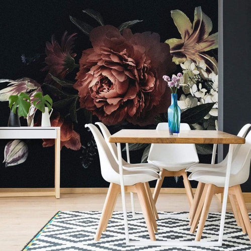 Wizard+Genius Flower Bouquet Fototapete 366x254cm 8 bahnen Sfeer | Yourdecoration.de