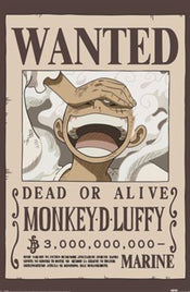 Poster One Piece Wanted Luffy 61x91 5cm PP2501058 | Yourdecoration.at