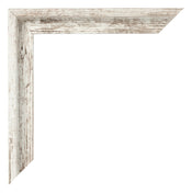 Lyon MDF Schattenfugenrahmen Weiss Vintage Ecke | Yourdecoration.at