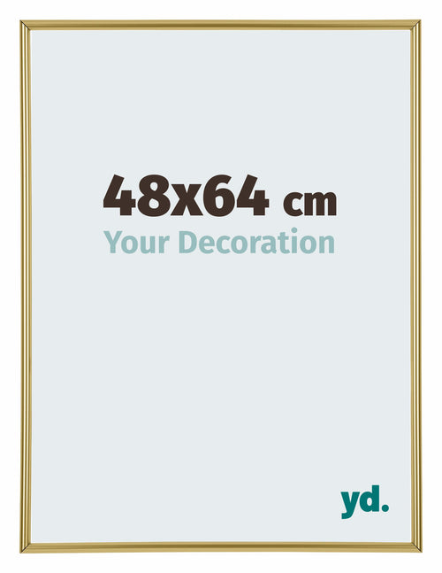 Annecy Kunststoff Bilderrahmen 48x64cm Gold Vorne Messe | Yourdecoration.at