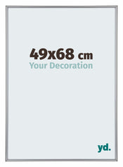 Annecy Kunststoff Bilderrahmen 49x68cm Silber Vorne Messe | Yourdecoration.at