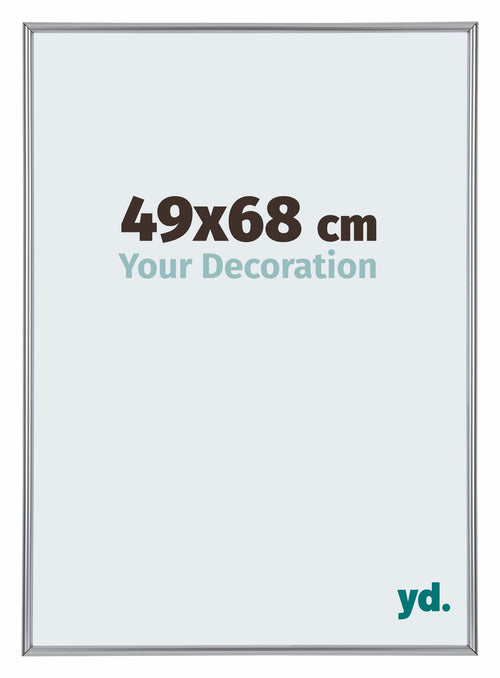 Annecy Kunststoff Bilderrahmen 49x68cm Silber Vorne Messe | Yourdecoration.at