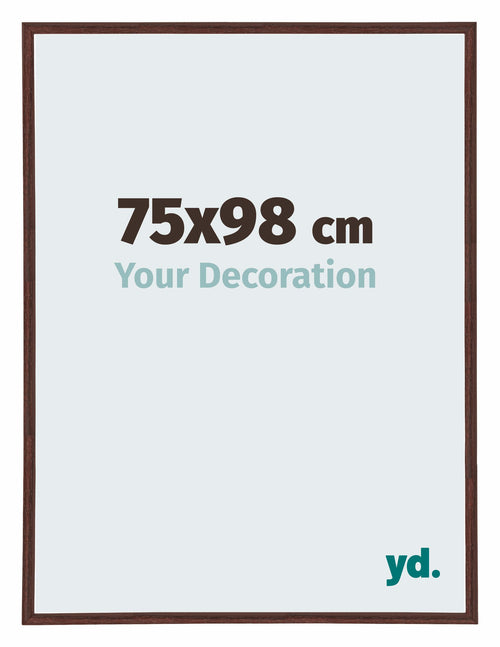 Annecy Kunststoff Bilderrahmen 75x98cm Braun Vorne Messe | Yourdecoration.at