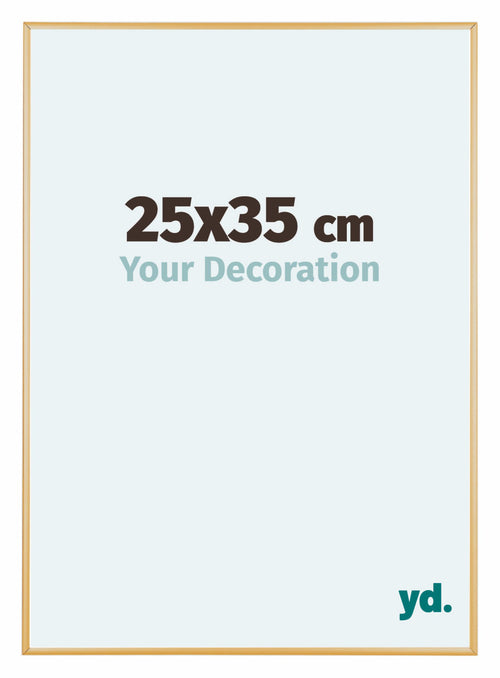 Austin Aluminium Bilderrahmen 25x35cm Gold Vintage Vorne Messe | Yourdecoration.at