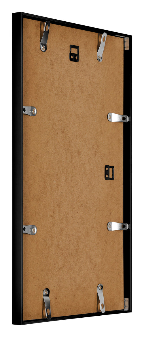 Austin Aluminium Bilderrahmen 33x48cm Schwarz Hochglanz Ruckseite Schrag | Yourdecoration.at