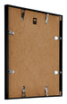 Austin Aluminium Bilderrahmen 35x35cm Schwarz Hochglanz Ruckseite Schrag | Yourdecoration.at