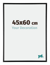 Austin Aluminium Bilderrahmen 45x60cm Schwarz Hochglanz Vorne Messe | Yourdecoration.at