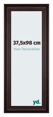 Birmingham Holz Bilderrahmen 37 5x98cm Braun Vorne Messe | Yourdecoration.at