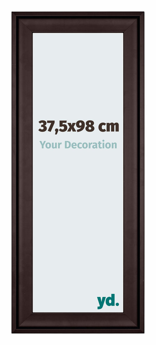 Birmingham Holz Bilderrahmen 37 5x98cm Braun Vorne Messe | Yourdecoration.at