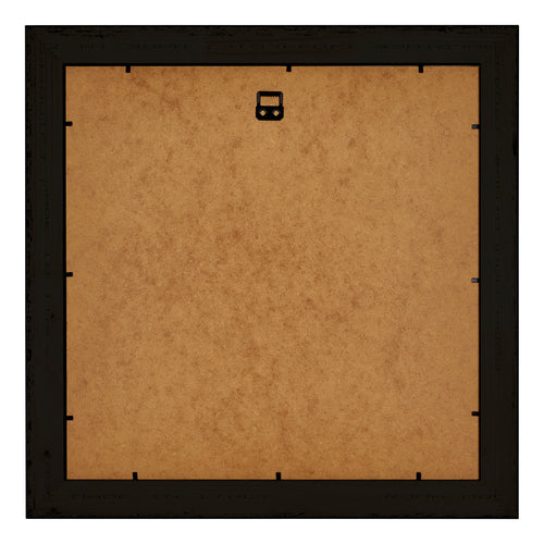 Birmingham Holz Bilderrahmen 50x50cm Schwarz Silber Poliert Ruckseite | Yourdecoration.at