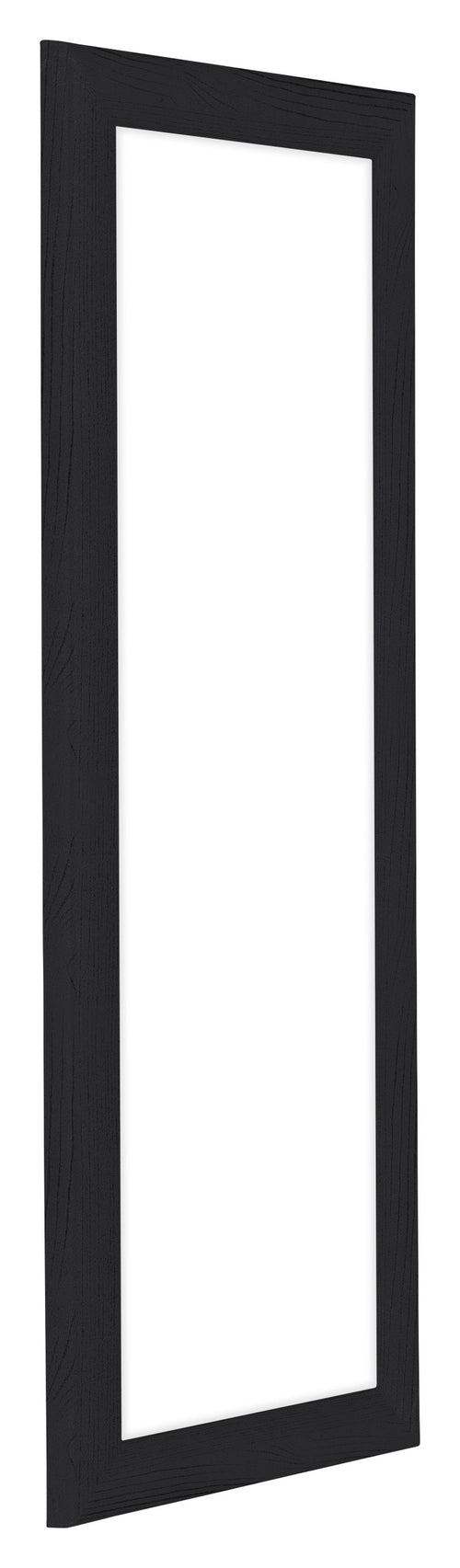 Como MDF Bilderrahmen 25x75cm Schwarz Gemasert Vorne Schrag | Yourdecoration.at