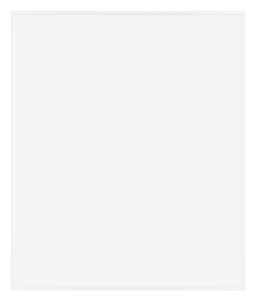 Evry Kunststoff Bilderrahmen 28x35cm Weiss Hochglanz Vorne | Yourdecoration.at