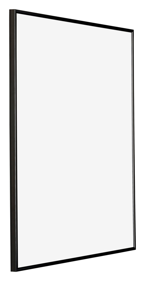 Evry Kunststoff Bilderrahmen 35x45cm Schwarz Hochglanz Vorne Schrag | Yourdecoration.at