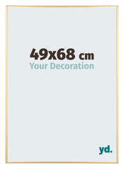 Kent Aluminium Bilderrahmen 49x68cm Gold Vorne Messe | Yourdecoration.at