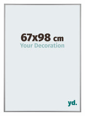 Kent Aluminium Bilderrahmen 67x98cm Platin Vorne Messe | Yourdecoration.at