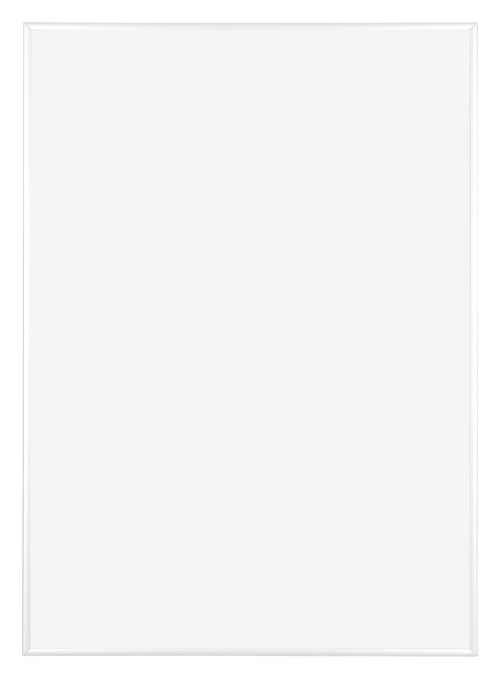 Kent Aluminium Bilderrahmen 70x100cm Weiss Hochglanz Vorne | Yourdecoration.at