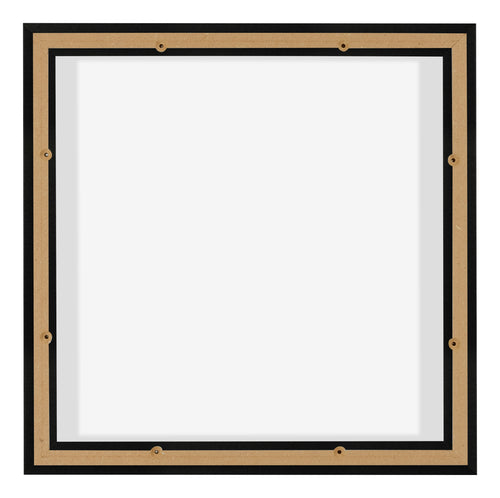 Lyon MDF Schattenfugenrahmen 1 1 Schwarz Matt Ruckseite | Yourdecoration.at