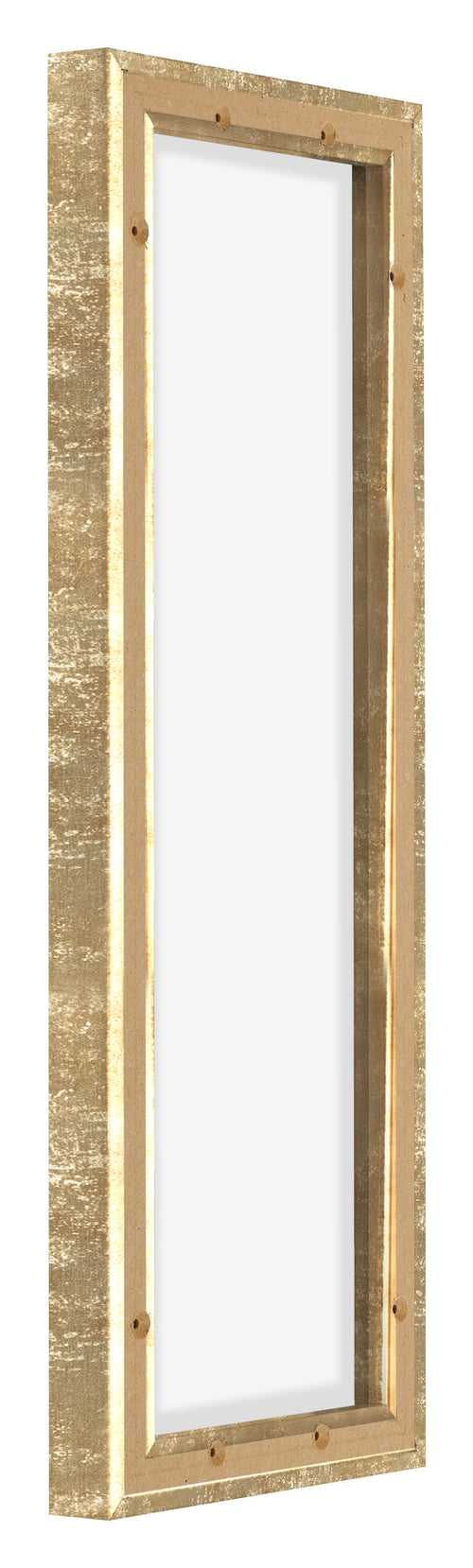 Lyon MDF Schattenfugenrahmen 1 3 Gold Antik Ruckseite Schrag | Yourdecoration.at