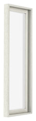 Lyon MDF Schattenfugenrahmen 1 3 White Wash Vorne Schrag | Yourdecoration.at