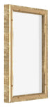 Lyon MDF Schattenfugenrahmen 2 3 Gold Antik Ruckseite Schrag | Yourdecoration.at