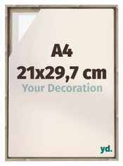 Lyon MDF Schattenfugenrahmen 21x29 7cm A4 Sonoma Eiche Vorne Messe | Yourdecoration.at