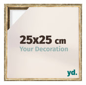Lyon MDF Schattenfugenrahmen 25x25cm Gold Antik Vorne Messe | Yourdecoration.at