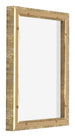 Lyon MDF Schattenfugenrahmen 3 4 Gold Antik Ruckseite Schrag | Yourdecoration.at