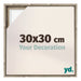 Lyon MDF Schattenfugenrahmen 30x30cm Sonoma Eiche Vorne Messe | Yourdecoration.at