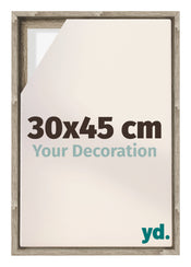 Lyon MDF Schattenfugenrahmen 30x45cm Sonoma Eiche Vorne Messe | Yourdecoration.at