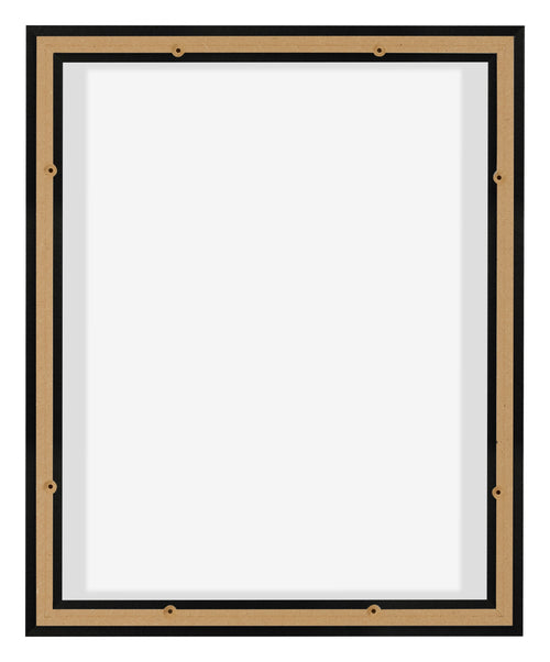 Lyon MDF Schattenfugenrahmen 4 5 Schwarz Matt Ruckseite | Yourdecoration.at