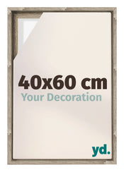 Lyon MDF Schattenfugenrahmen 40x60cm Sonoma Eiche Vorne Messe | Yourdecoration.at