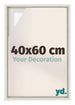 Lyon MDF Schattenfugenrahmen 40x60cm White Wash Vorne Messe | Yourdecoration.at