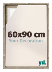 Lyon MDF Schattenfugenrahmen 60x90cm Sonoma Eiche Vorne Messe | Yourdecoration.at