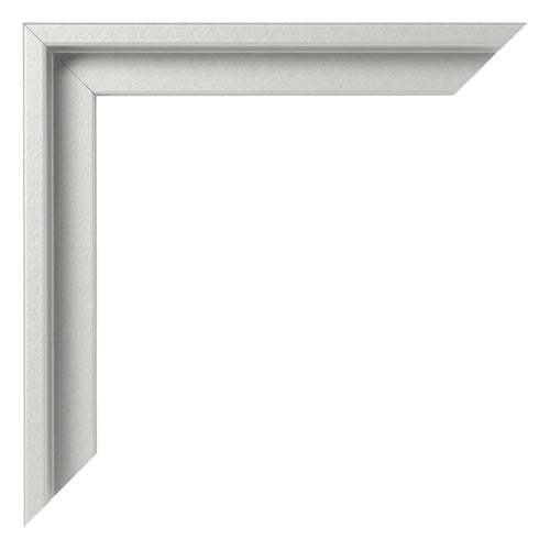 Lyon MDF Schattenfugenrahmen Silber Matt Ecke | Yourdecoration.at