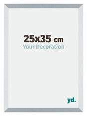 Mura MDF Bilderrahmen 25x35cm Aluminium Geburstet Vorne Messe | Yourdecoration.at
