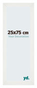 Mura MDF Bilderrahmen 25x75cm Weiß Gewischt Vorne Messe | Yourdecoration.at