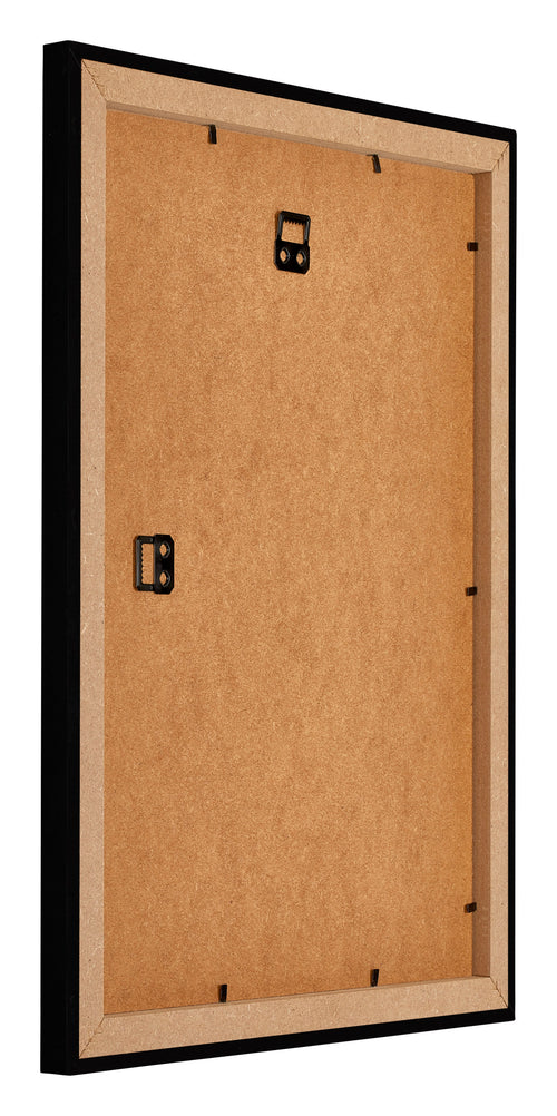 Mura MDF Bilderrahmen 46x61cm Schwarz Hochglanz Ruckseite Schrag | Yourdecoration.at