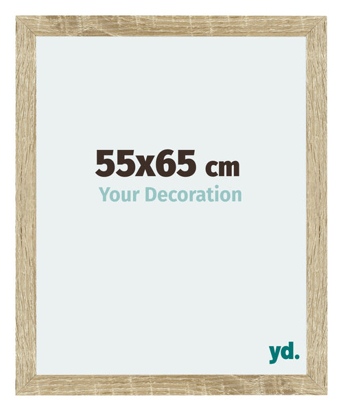 Mura MDF Bilderrahmen 55x65cm Sonoma Eiche Vorne Messe | Yourdecoration.at