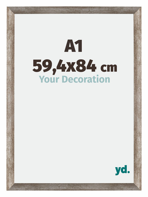 Mura MDF Bilderrahmen 59 4x84cm A1 Metall Vintage Vorne Messe | Yourdecoration.at