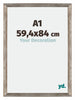 Mura MDF Bilderrahmen 59 4x84cm A1 Metall Vintage Vorne Messe | Yourdecoration.at