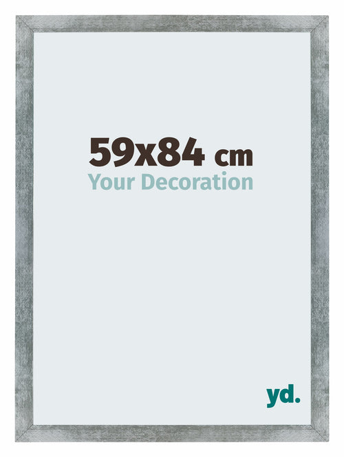 Mura MDF Bilderrahmen 59x84cm Eisen Gewischt Vorne Messe | Yourdecoration.at