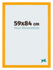 Mura MDF Bilderrahmen 59x84cm Gelb Vorne Messe | Yourdecoration.at