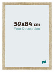 Mura MDF Bilderrahmen 59x84cm Sonoma Eiche Vorne Messe | Yourdecoration.at