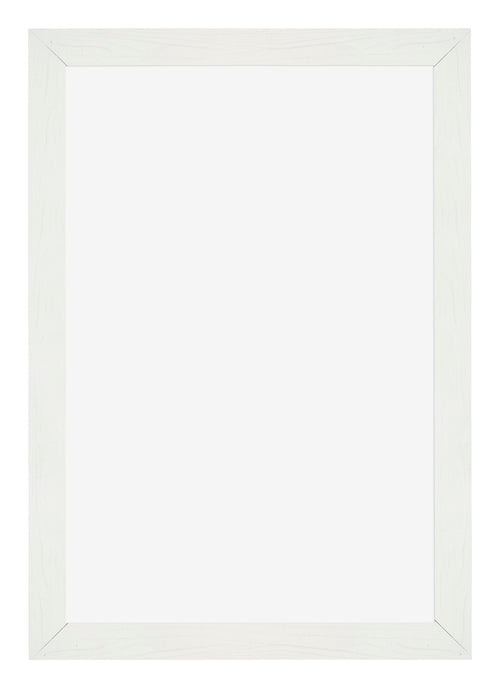 Mura MDF Bilderrahmen 60x90cm Weiss Gewischt Vorne | Yourdecoration.at