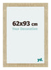 Mura MDF Bilderrahmen 62x93cm Sonoma Eiche Vorne Messe | Yourdecoration.at
