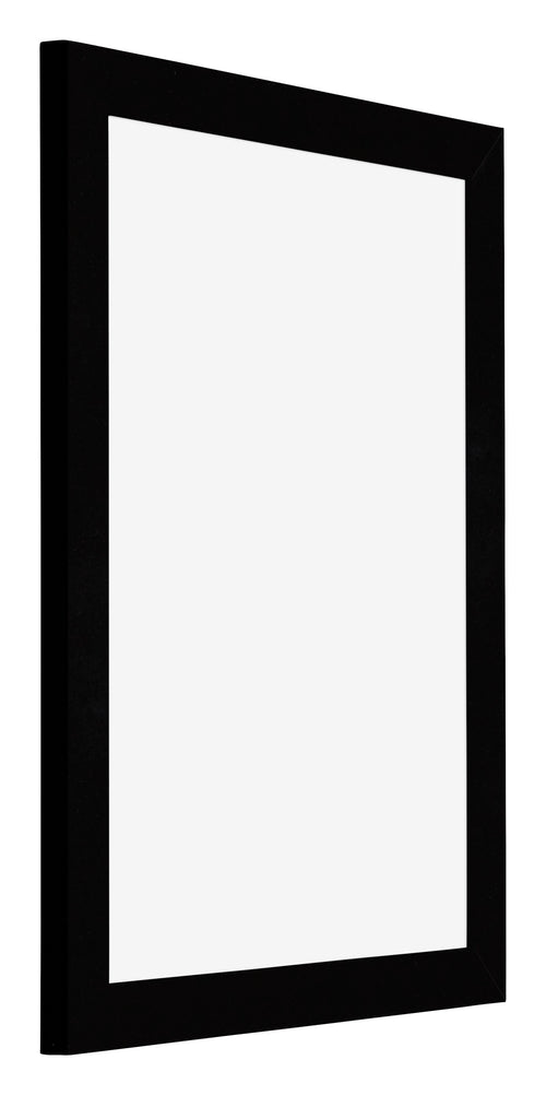 Mura MDF Bilderrahmen 75x98cm Schwarz Hochglanz Vorne Schrag | Yourdecoration.at
