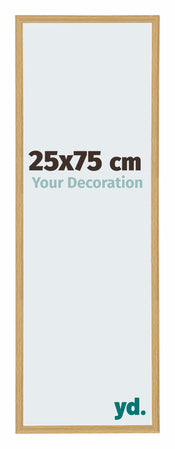 Annecy Kunststoff Bilderrahmen 25x75cm Buche Hell Vorne Messe | Yourdecoration.at