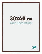 Annecy Kunststoff Bilderrahmen 30x40cm Braun Vorne Messe | Yourdecoration.at