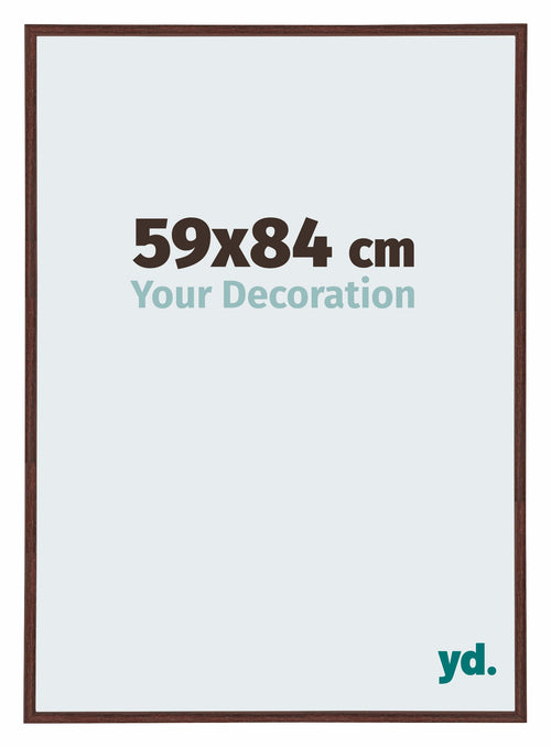 Annecy Kunststoff Bilderrahmen 59x84cm Braun Vorne Messe | Yourdecoration.at