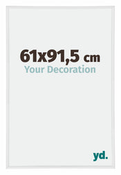 Annecy Kunststoff Bilderrahmen 61x91 5cm Weiss Hochglanz Vorne Messe | Yourdecoration.at